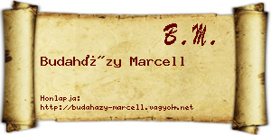 Budaházy Marcell névjegykártya